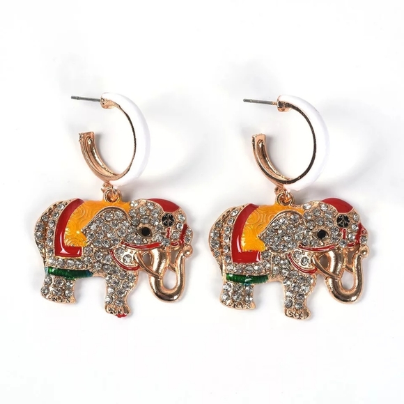 Lana Bean Jewels Jewelry - Elephant dangle earrings